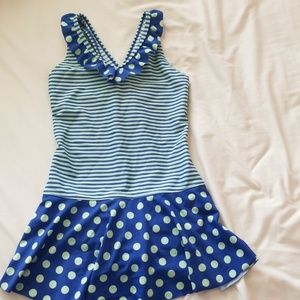 Lands end girls size 10 swimsuit